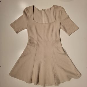 Pins & Needles cream textured dress size small